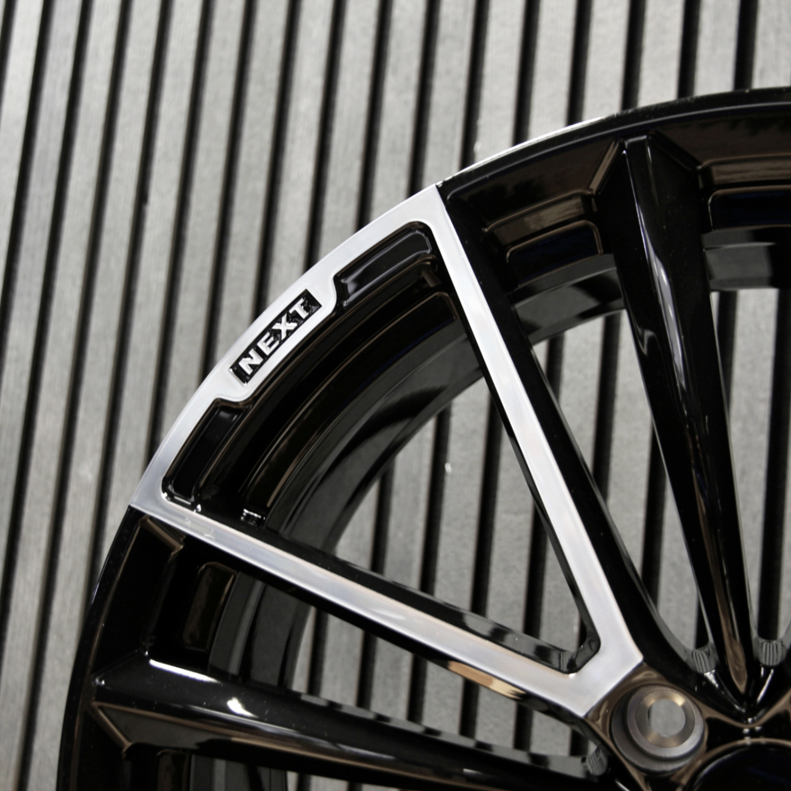 Forged wheel closeup
